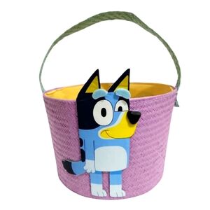 Bluey Woven Easter Trick or Treat/Easter Basket 9"